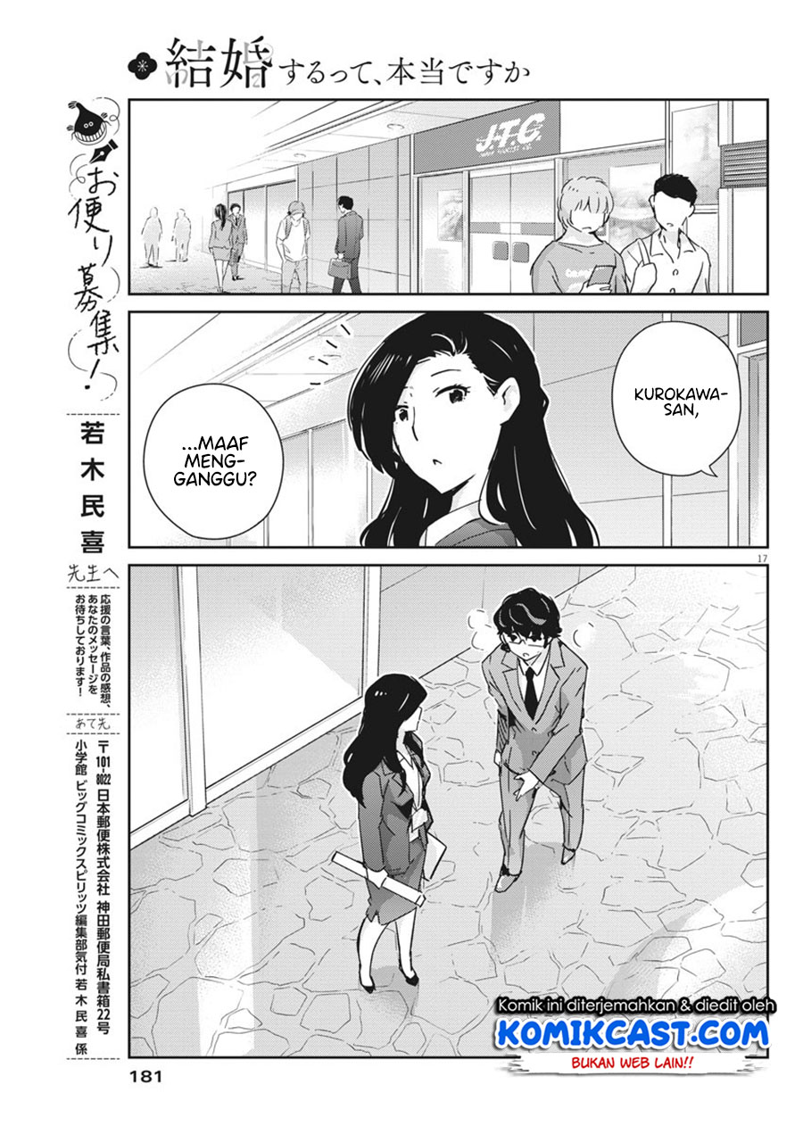 Kekkon Surutte, Hontou Desu ka? Chapter 46 Gambar 20
